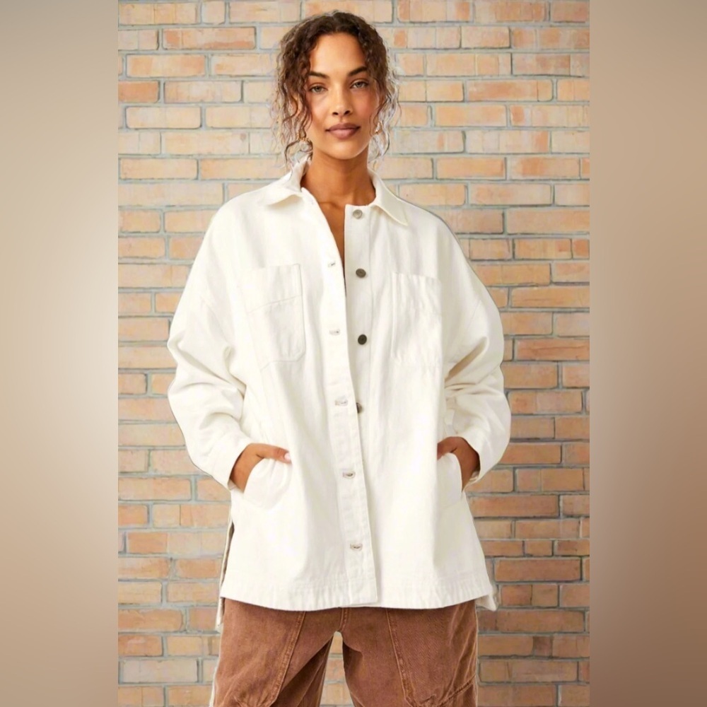Free People Madison City Twill Jacket